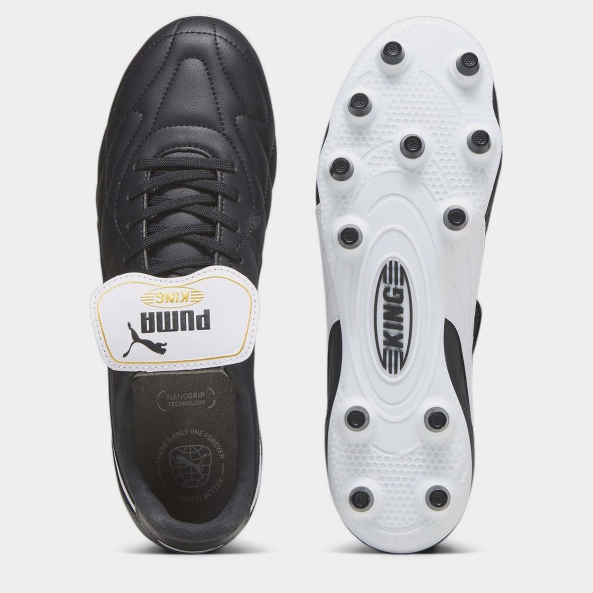 Puma King Top FG Football Boots Black/White, £105.00