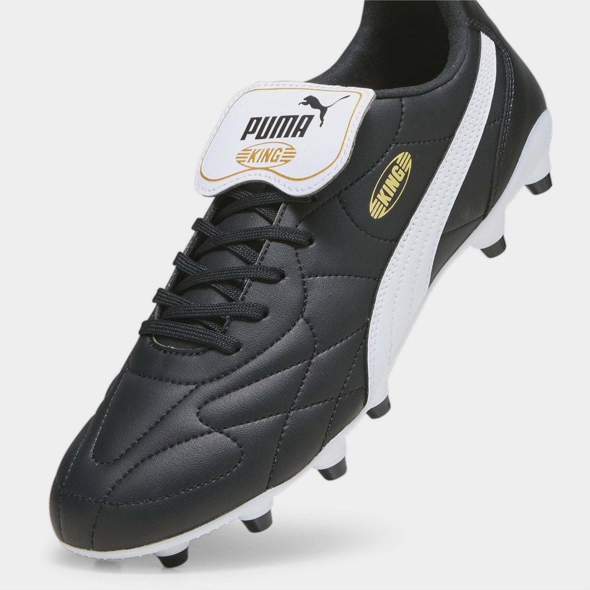 Puma King Top FG Football Boots Black/White, £105.00