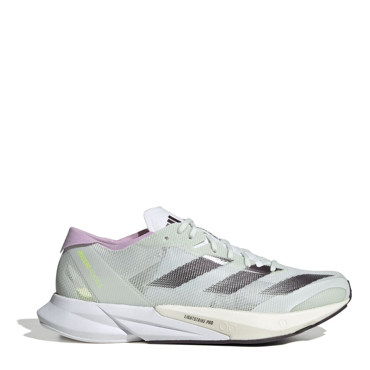 adidas Adizero Adios 8 Womens Running Shoes Grey Lilac 102.00