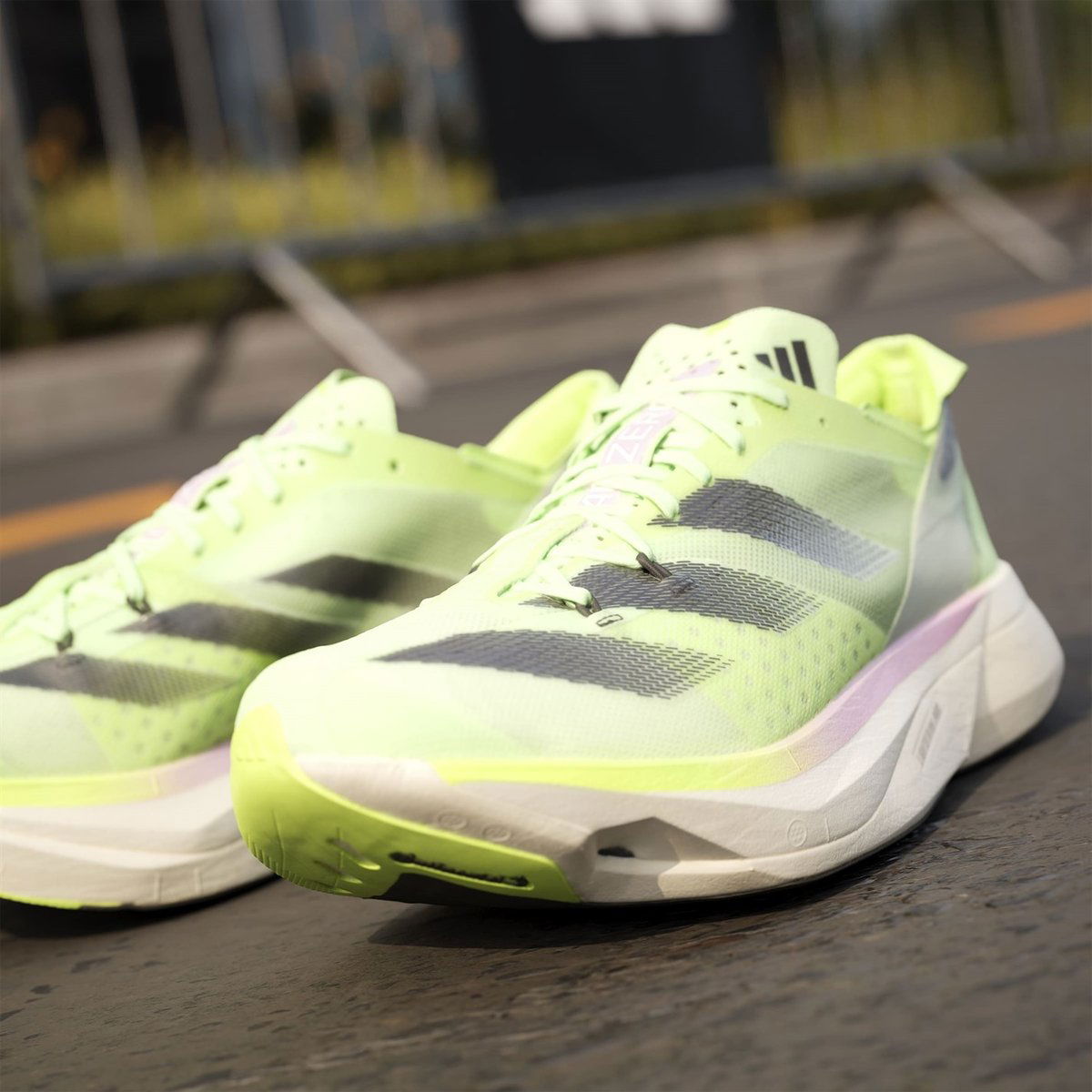 adidas Adizero Adios Pro 3 Mens Running Shoes Green Spark, £220.00