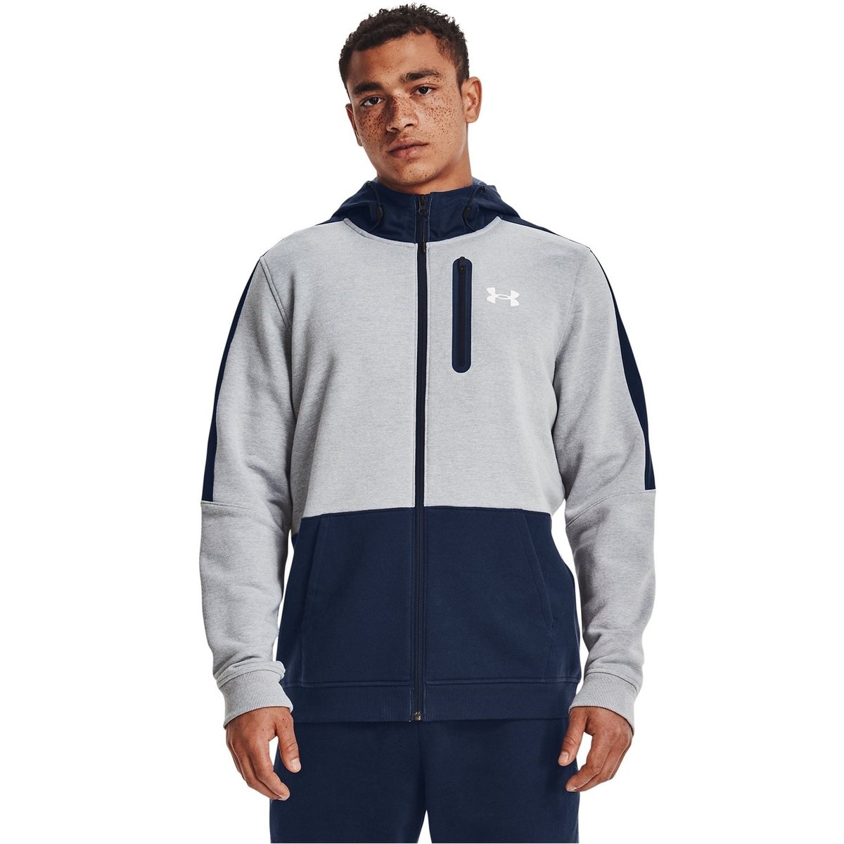 Under armour threadborne over 2025 the head hoodie mens