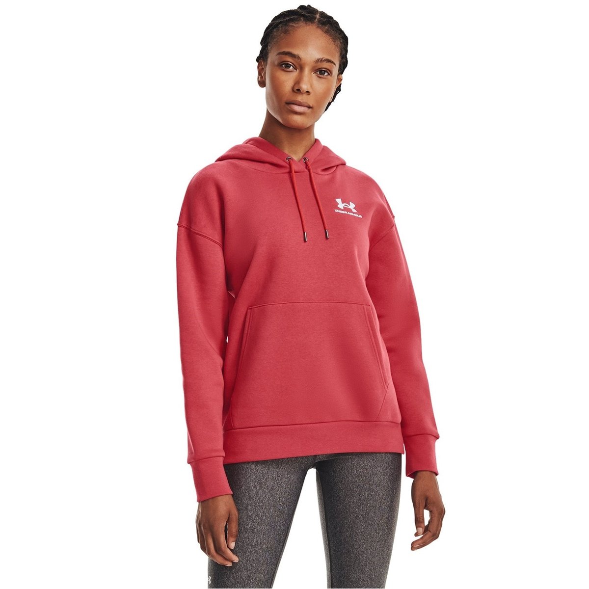 Womens red shop under armour hoodie