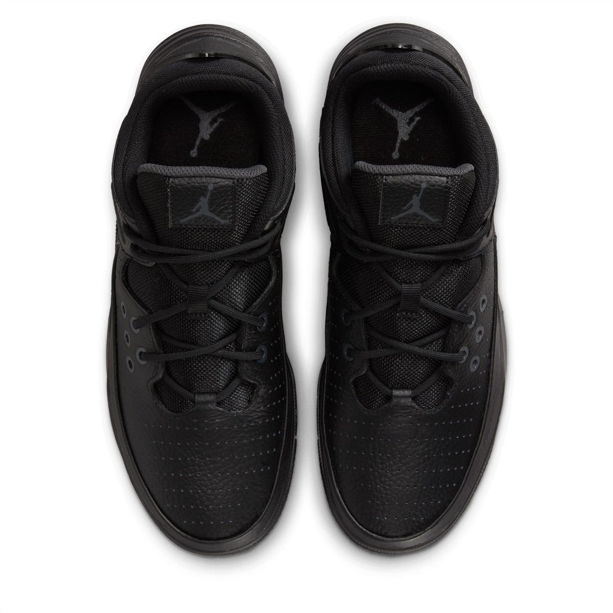 Black jordan best sale slip ons