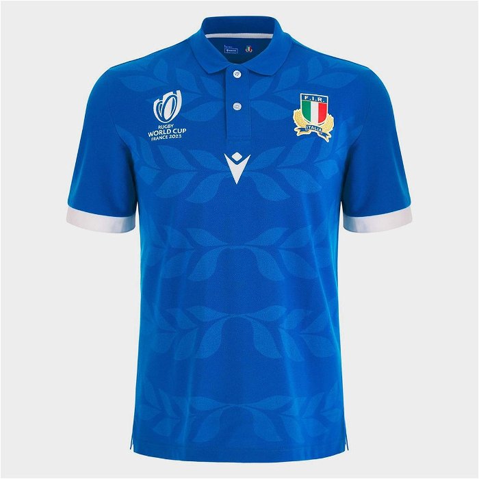 Italy 2023 Home Polo Shirt Mens