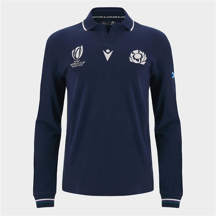 Scotland Rugby RCW 2023 Classic L/S Home Shirt Mens