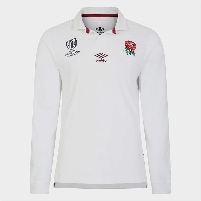 England Rugby RWC 2023 Home Classic L/S Shirt Mens