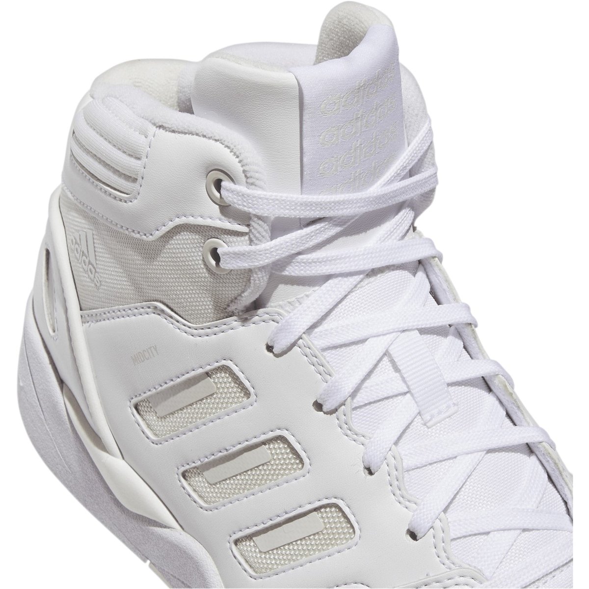 All white deals adidas basketball shoes