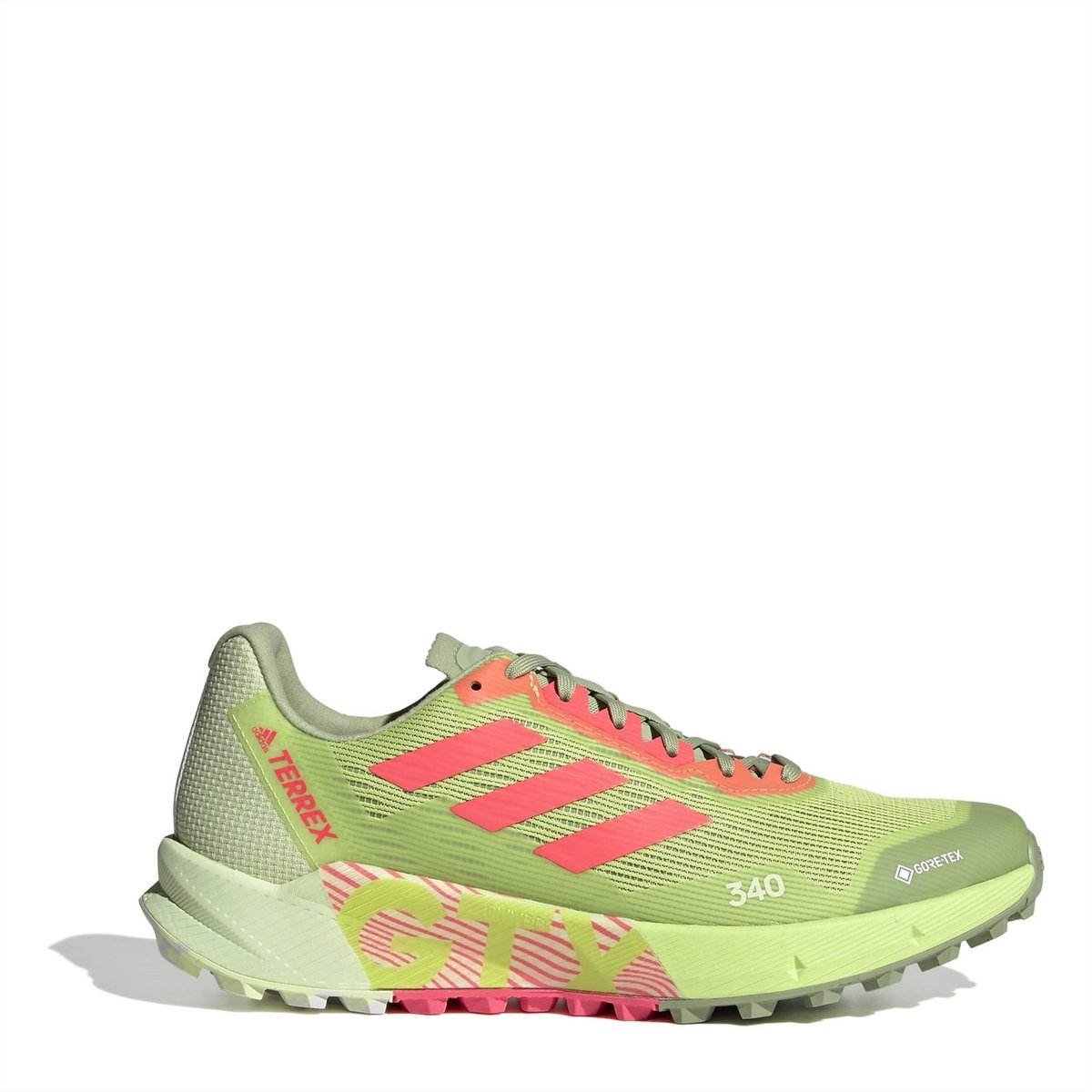 Lime green clearance adidas running shoes