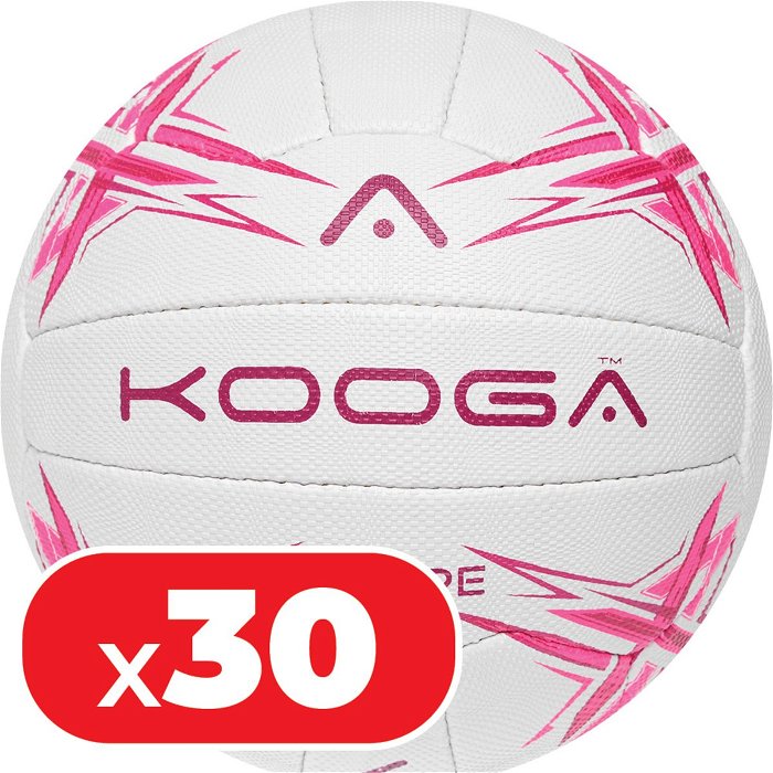 30x Kooga Centre Netball Size 5