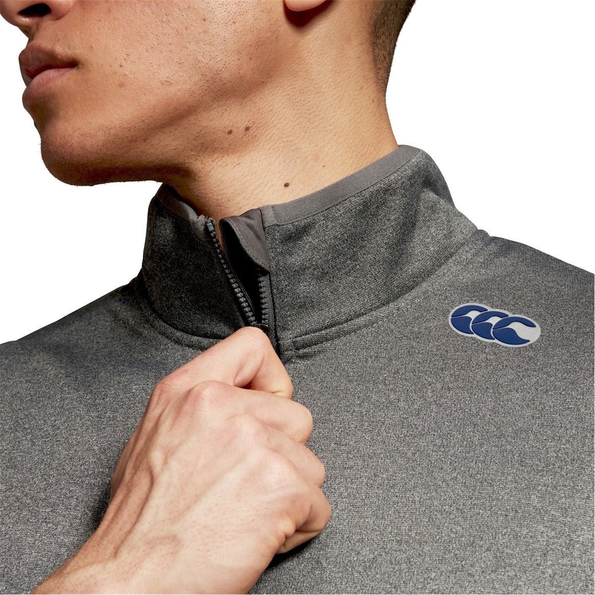 Men's quarter zip fleece on sale jacket