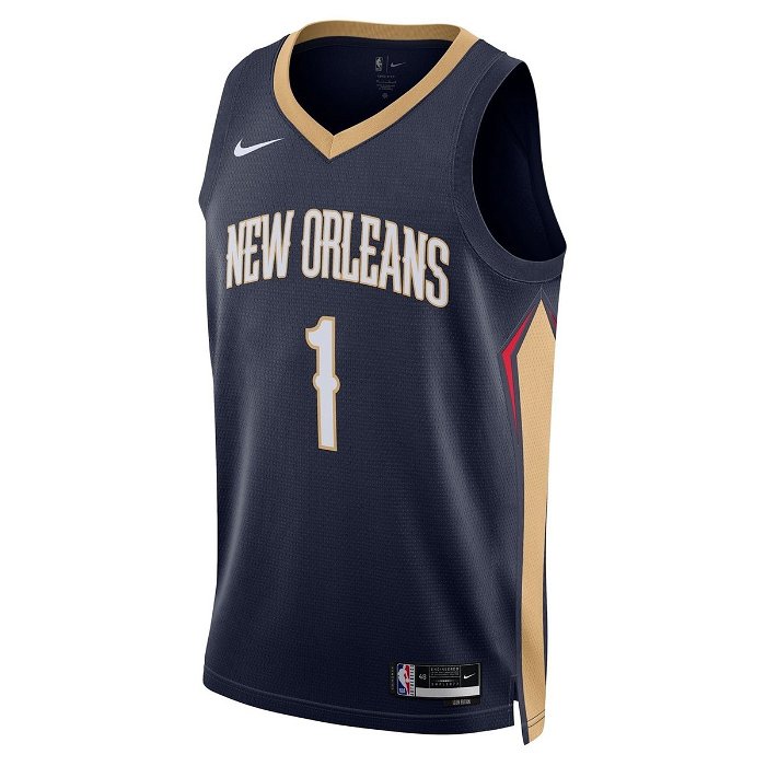 New Orleans Pelicans Zion Williamson NBA Icon Edition Swingman Jersey