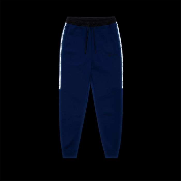 Mens Delt Tape Jogger Midnight Blue Black