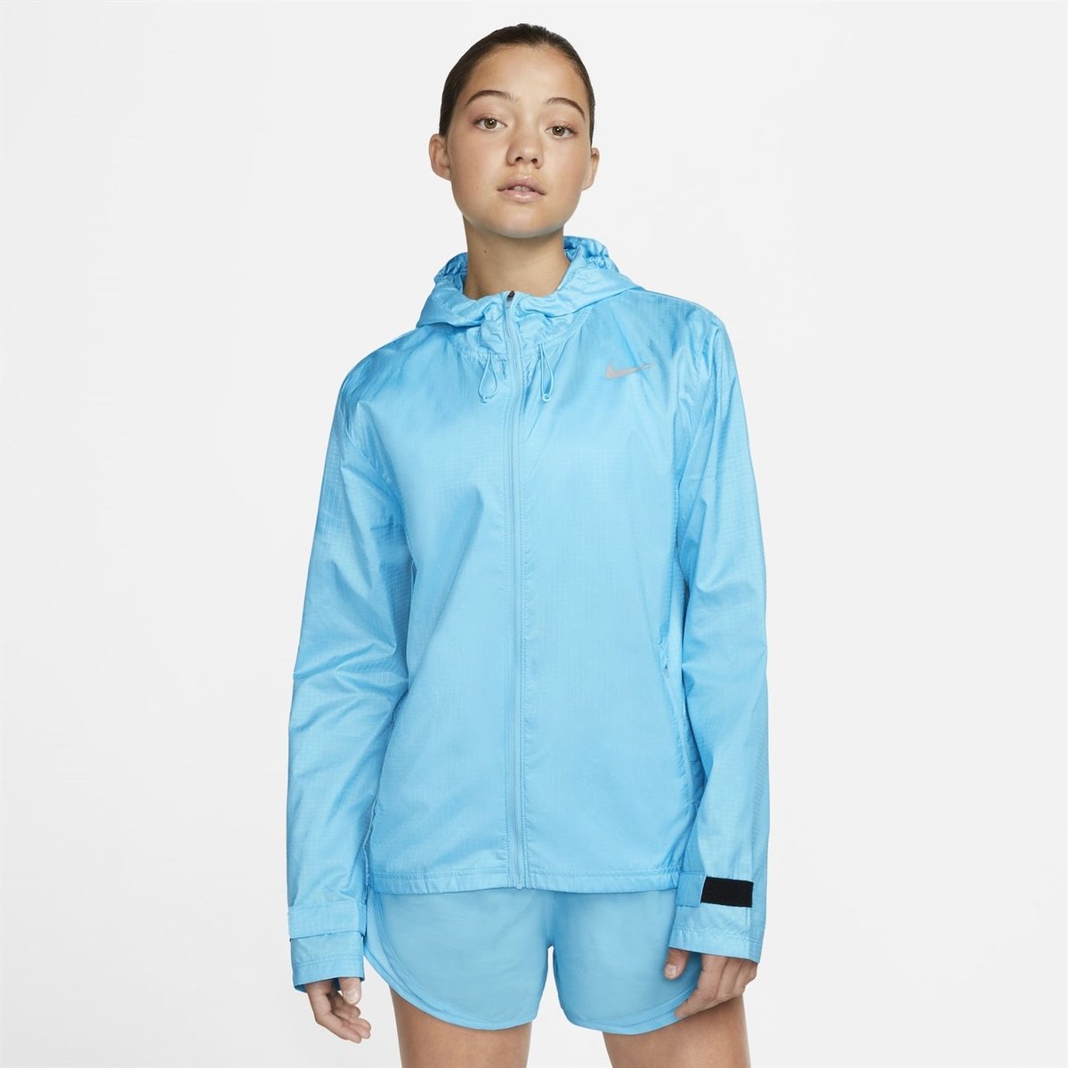 Blue nike running discount jacket