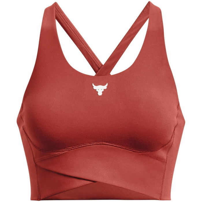 Armour Project Rock Crossover Medium Impact Sports Bra