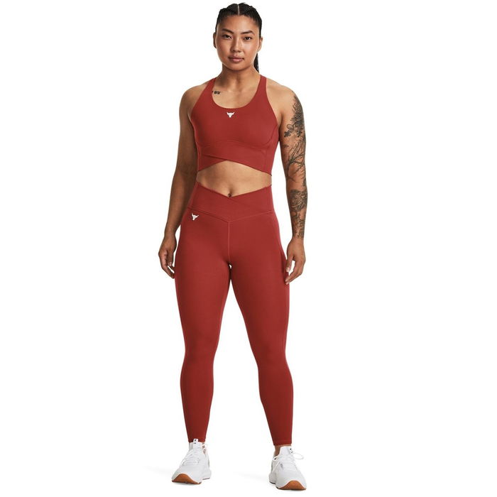 Armour Project Rock Crossover Medium Impact Sports Bra