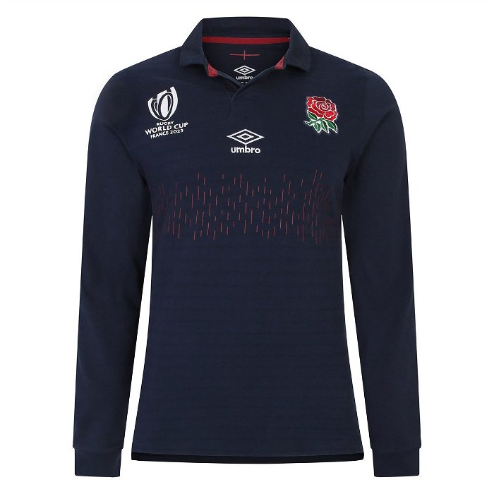 England Rugby Alternate Classic Long Sleeve Shirt 2023 2024 Adults