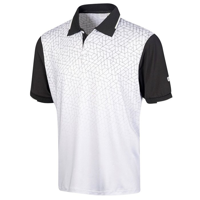 Golf Geometric Grade Polo Shirt Juniors