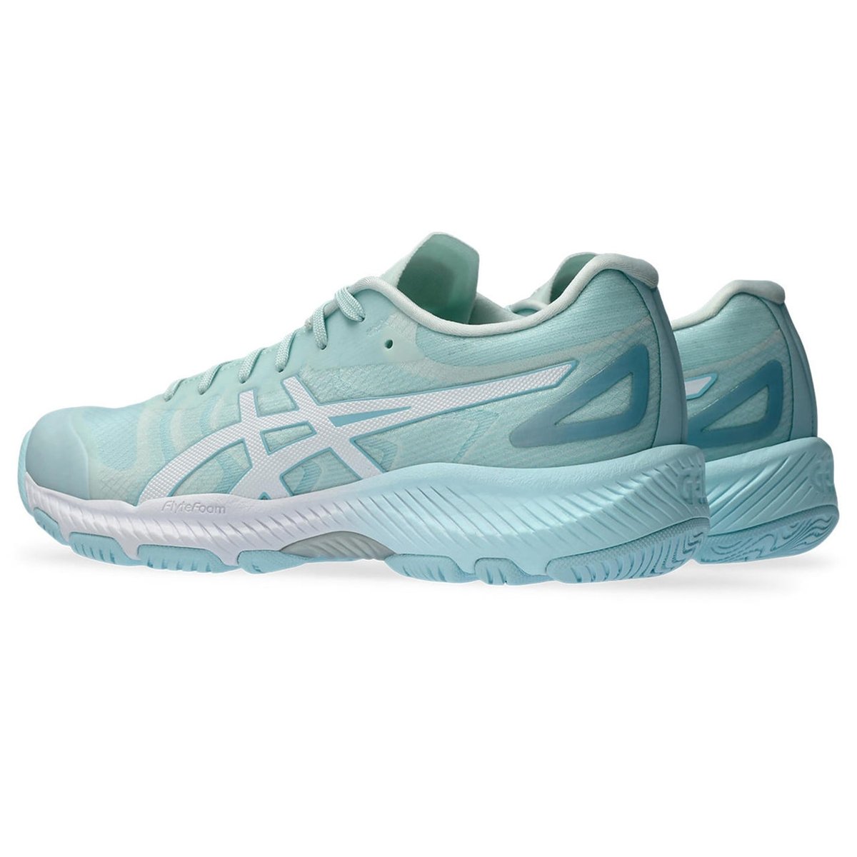 Asics gel professional 14 4101 island on sale blue netball trainers