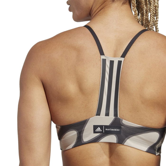 adidas X Marimekko Aeroimpact Training Light Suppo Low Impact Sports Bra Womens