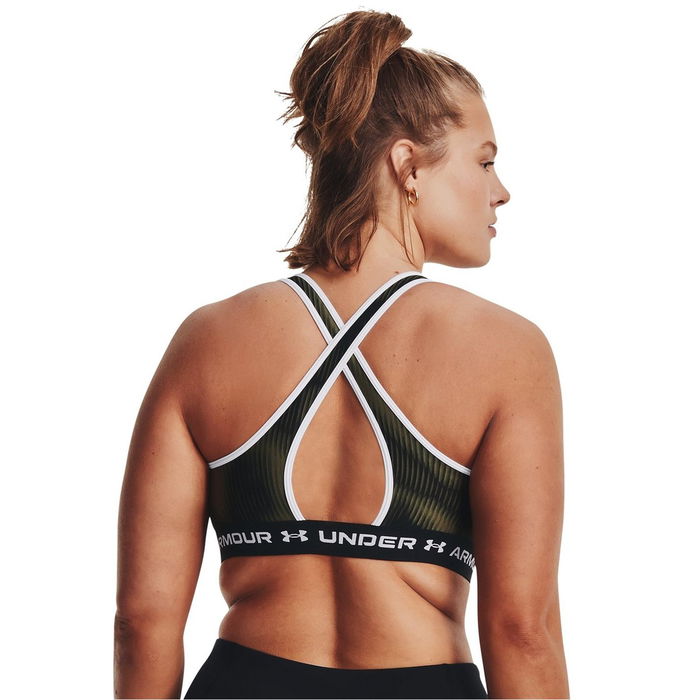 Crossback Print Sports Bra