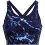 Armour Pjt Rck Lg Crssover Top Pt Medium Impact Sports Bra Womens