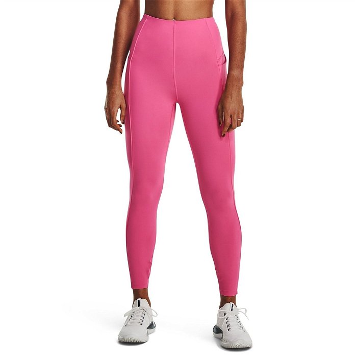 UNDER ARMOUR Women's No-Slip Waistband Ankle Leggings NWT Penta Pink SIZE:  SMALL