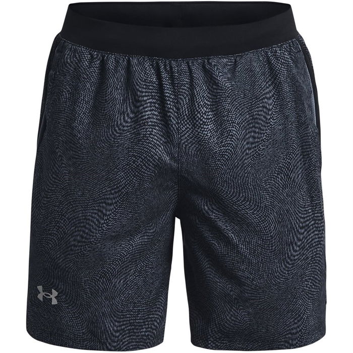 UA Launch Printed Shorts Mens