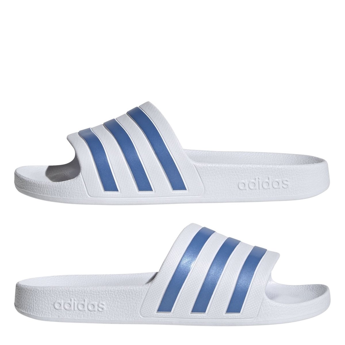 Silver on sale adidas slides