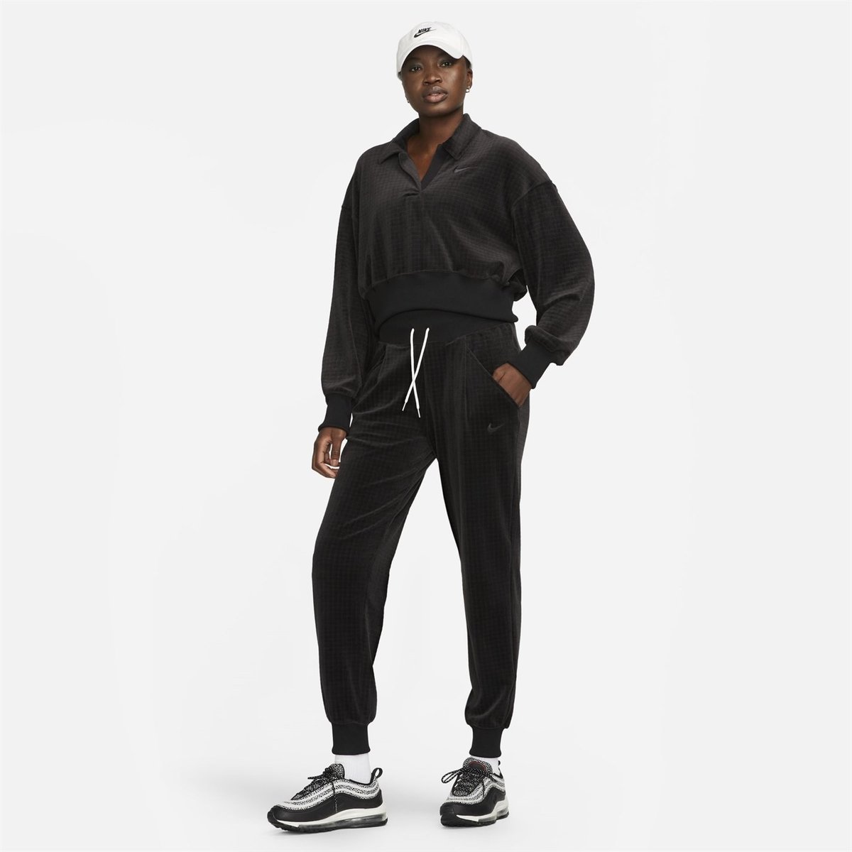 Nike velour joggers new arrivals