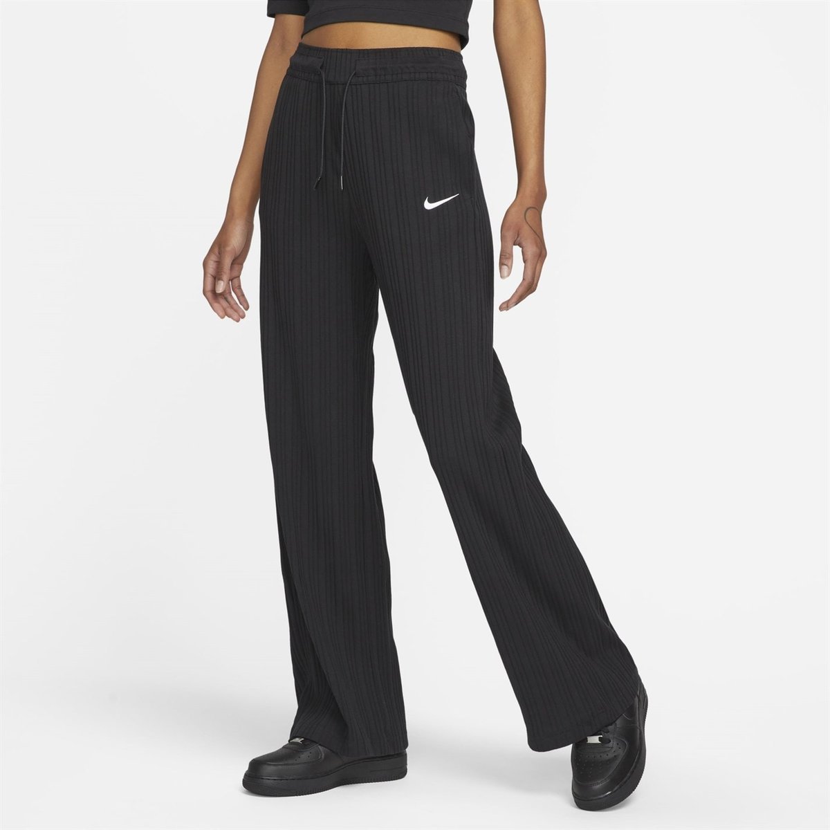 Buy H&M Women Black Jersey Culottes - Trousers for Women 10431542 | Myntra