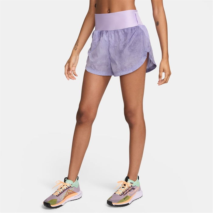 Trail Womens Repel Mid Rise 3 Running Shorts