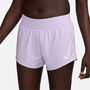 One Swoosh Womens Dri FIT Running Mid Rise Brief Lined Shorts