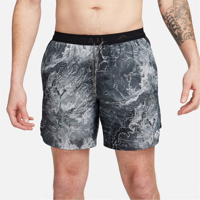 Trail Stride Mens Dri FIT 7 Brief Lined Running Shorts