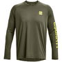 Armour Ua Tech Prt Fill Ls T Shirt Mens