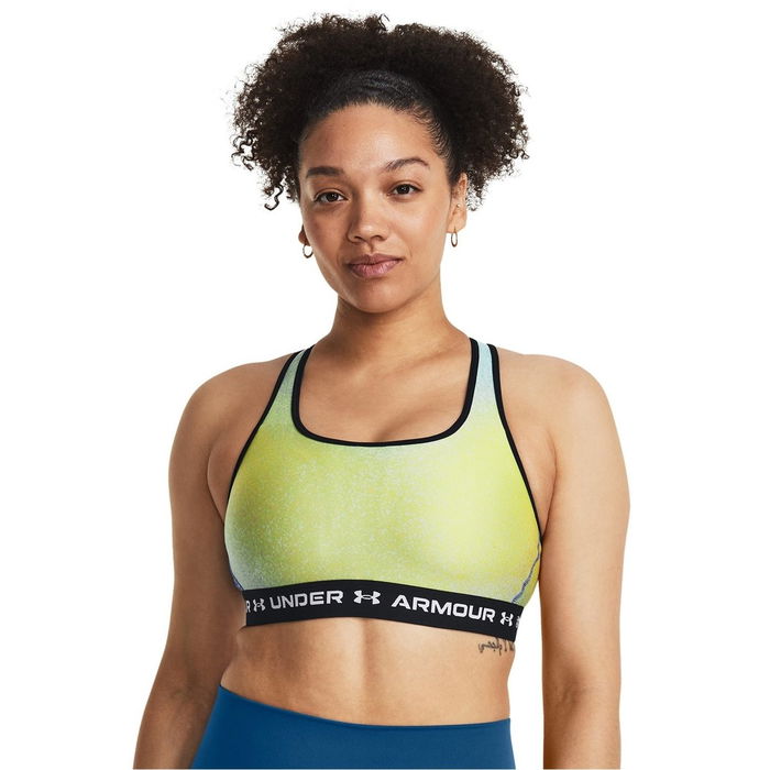 Crossback Print Sports Bra