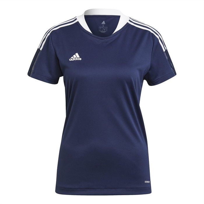 adidas Tiro 21 Training Jersey Womens Team Navy Blue, £13.00