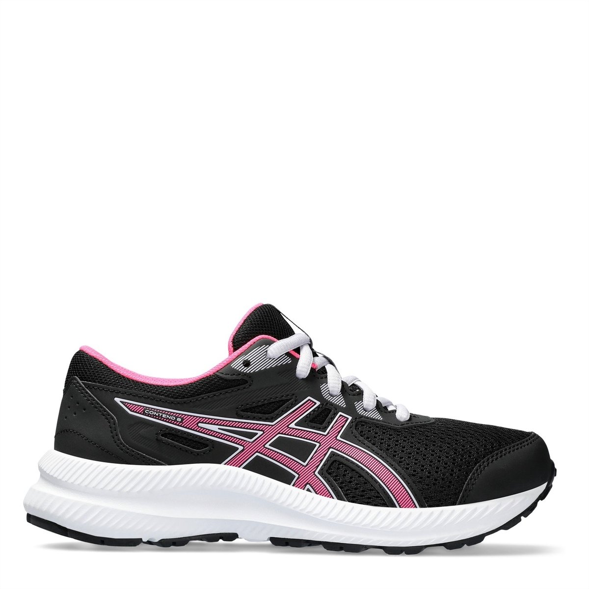 Running shoes 2024 black and pink