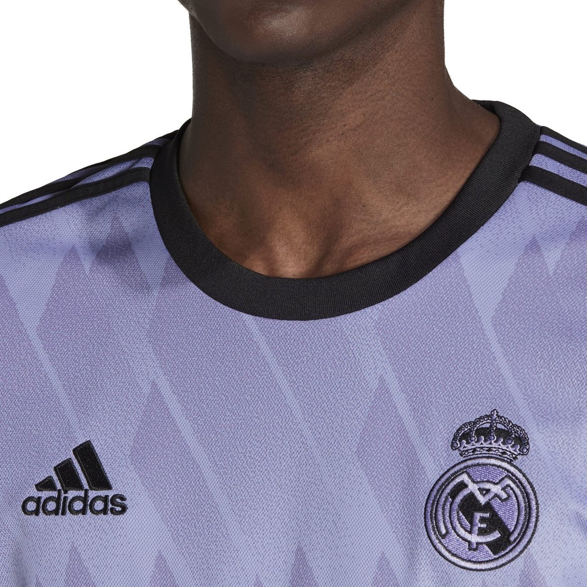 adidas Real Madrid Away Jersey 2022 2023 Adults Light Purple, £35.00