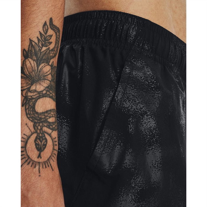 Woven Emboss Gym Shorts Mens