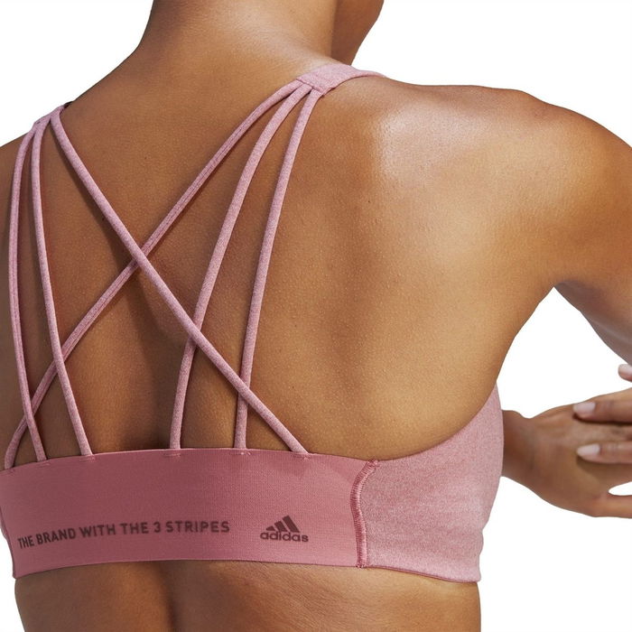 adidas, CoreFlow Medium-Support Bra Womens, Pink/Red