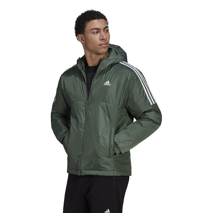 Essentials Insulated Hooded Jacket Mens