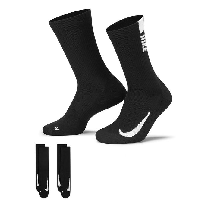 Multiplier Crew Running Socks 2 Pack Unisex Adults