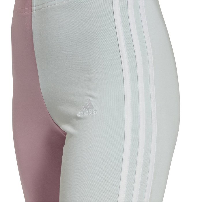Essentials 3 Stripes Colourblock Leggings Womens