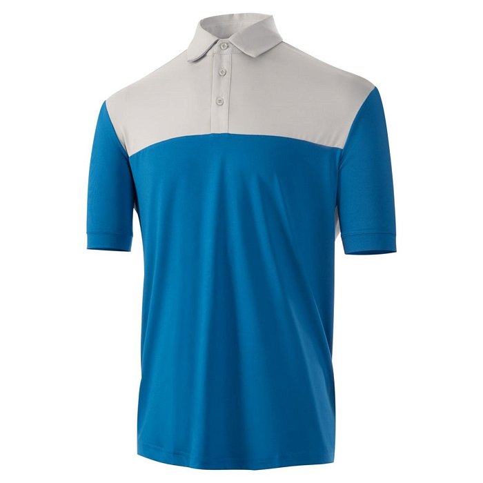 Golf Colour Block Polo Shirt Mens