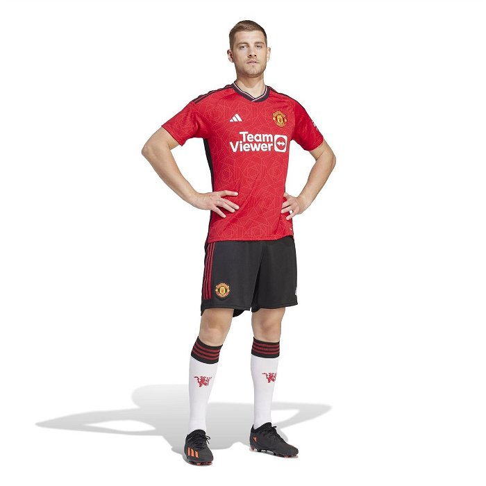 Manchester United 2023 2024 Home Shorts Adults