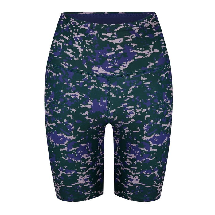 Speckle Modern Safari Legging Shorts Womens Gym