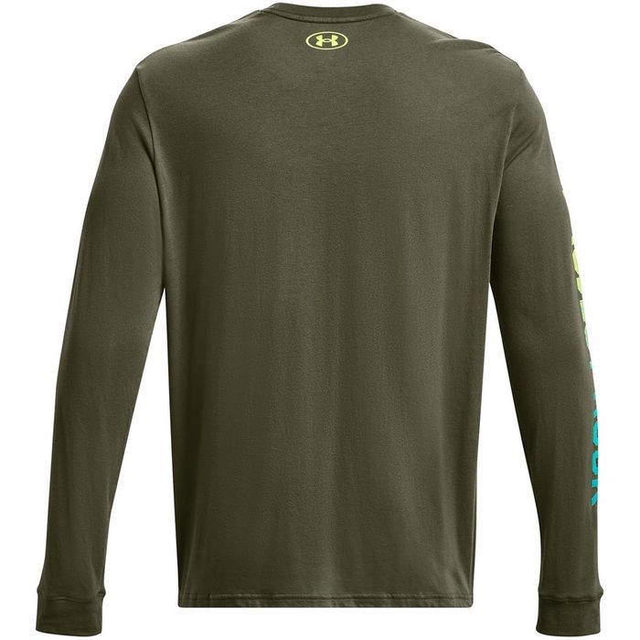 Armour Ua Pjt Rock Brahma Ls Gym Top Mens