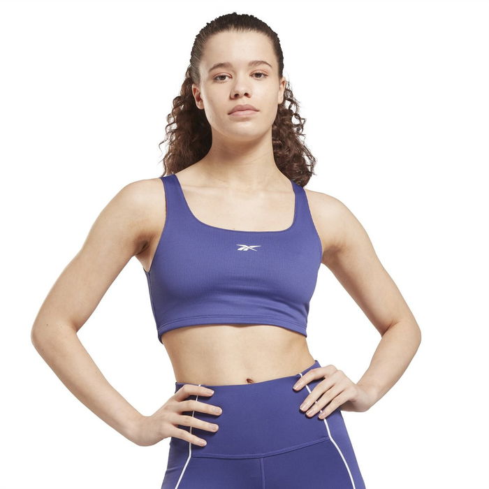 Workout Ready Rib Bralette Womens Low Impact Sports Bra