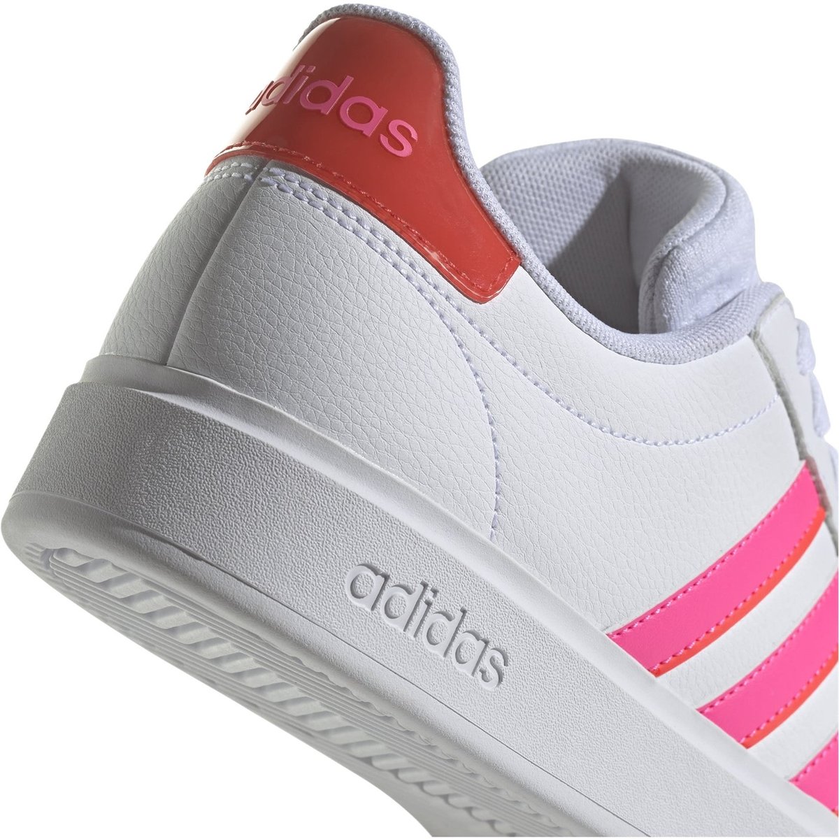 Adidas grand court k cheap pink