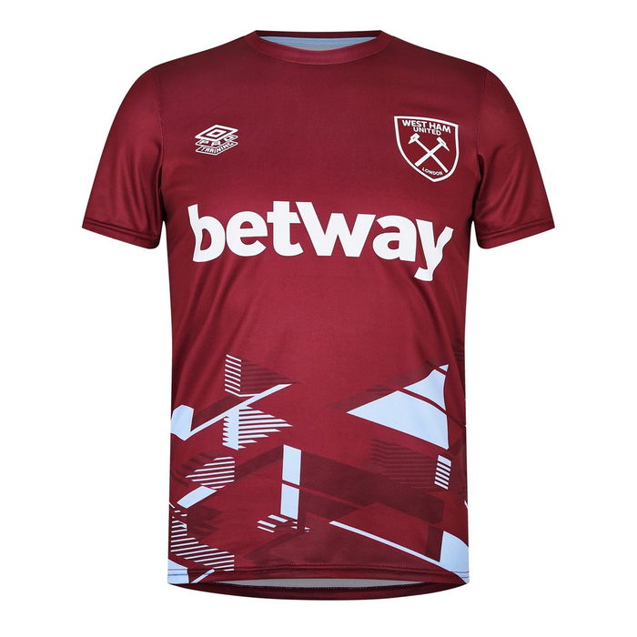 West Ham Unitd Warm Up Jersey 2023 2024 Adults